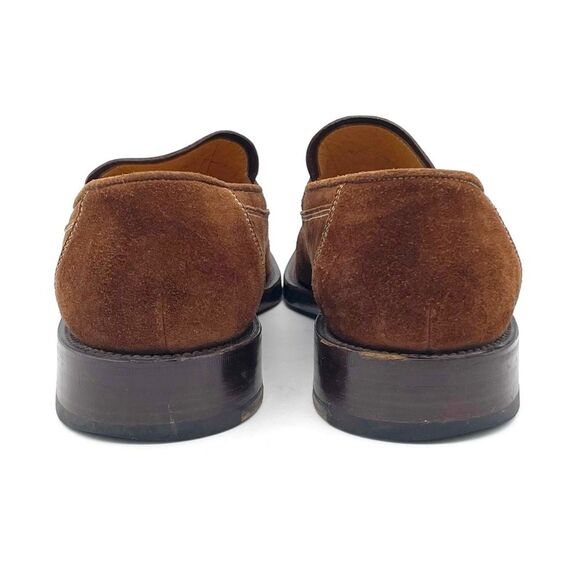 Bruno Magli Cipro Brown Suede Penny Loafers Mens Sz 7.5 Italy Classic Dress Shoe main image 11